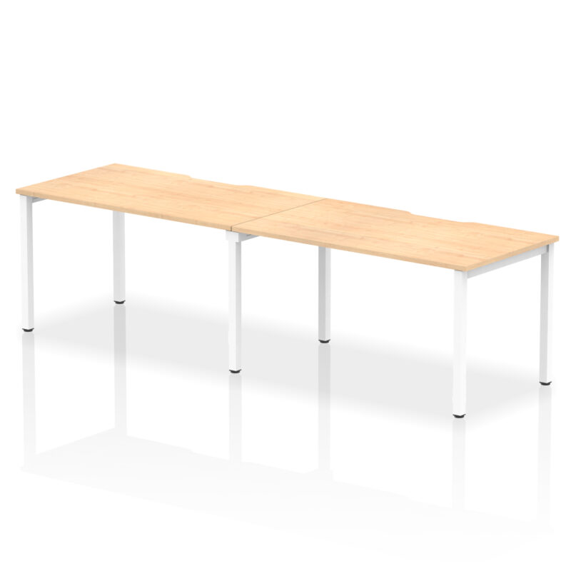 Thrift Plus Single Row Bench Desk - 2 Person - Image 18