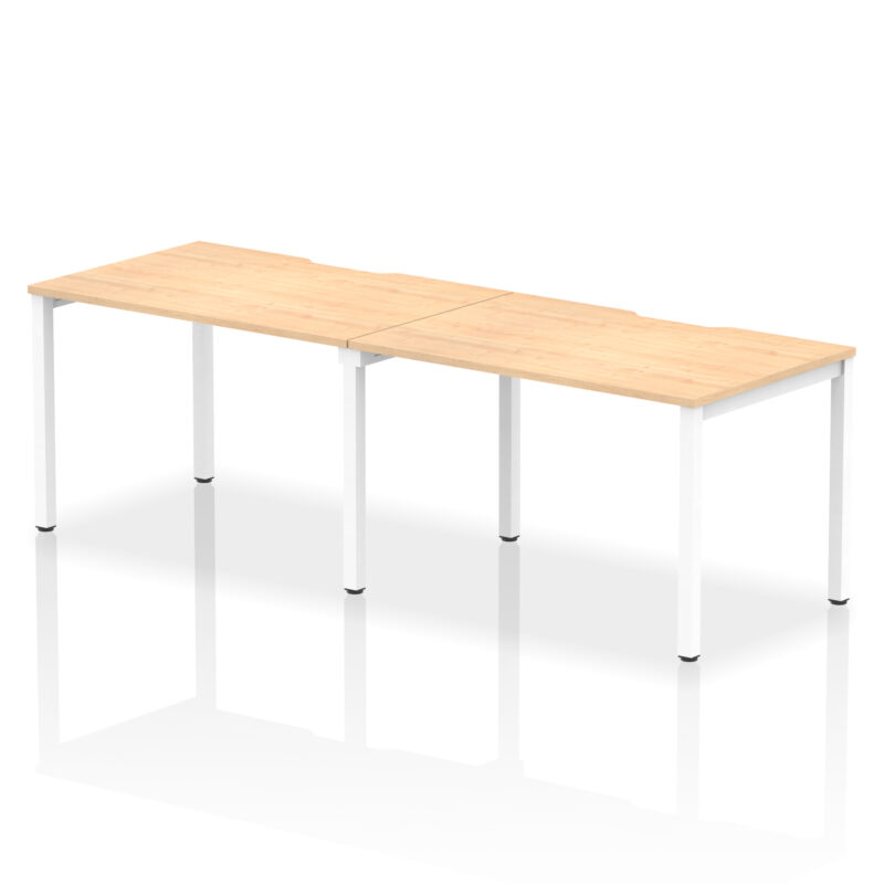 Thrift Plus Single Row Bench Desk - 2 Person - Image 6