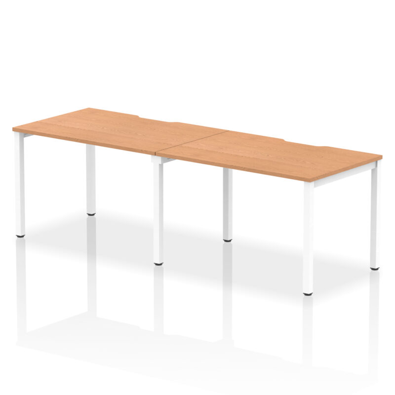 Thrift Plus Single Row Bench Desk - 2 Person - Image 8