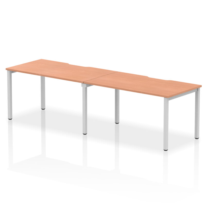 Thrift Plus Single Row Bench Desk - 2 Person - Image 13