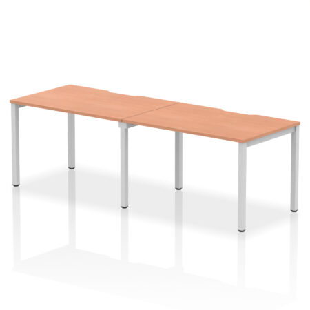 Thrift Plus Single Row Bench Desk - 2 Person