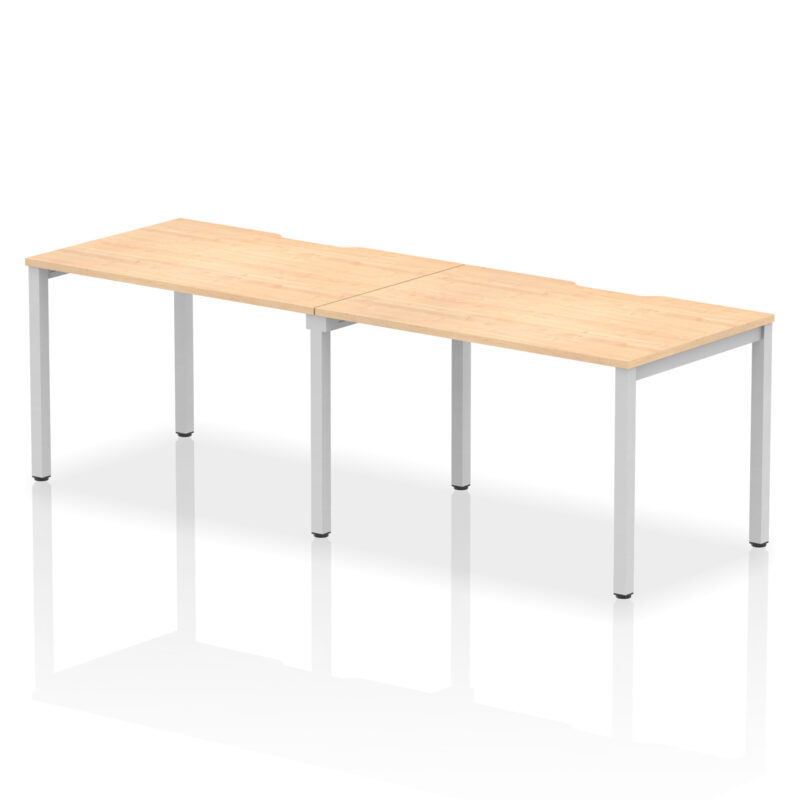 Thrift Plus Single Row Bench Desk - 2 Person - Image 5