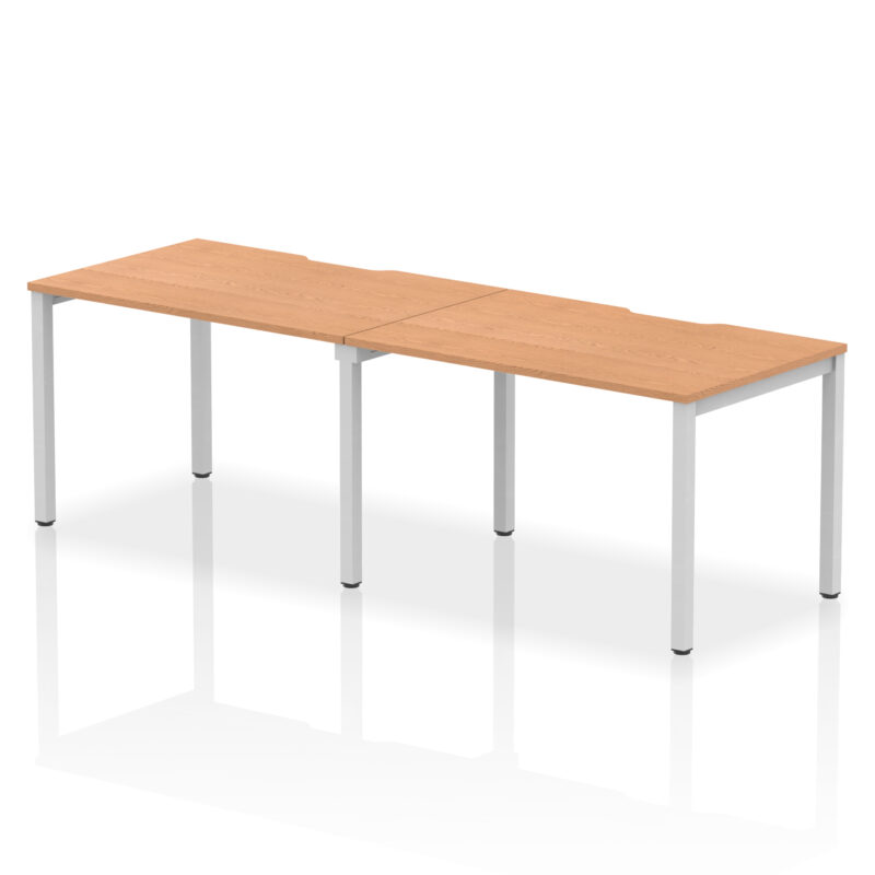 Thrift Plus Single Row Bench Desk - 2 Person - Image 7
