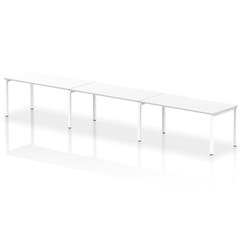 Thrift Plus Single Row Bench Desk - 3 Person - Image 36