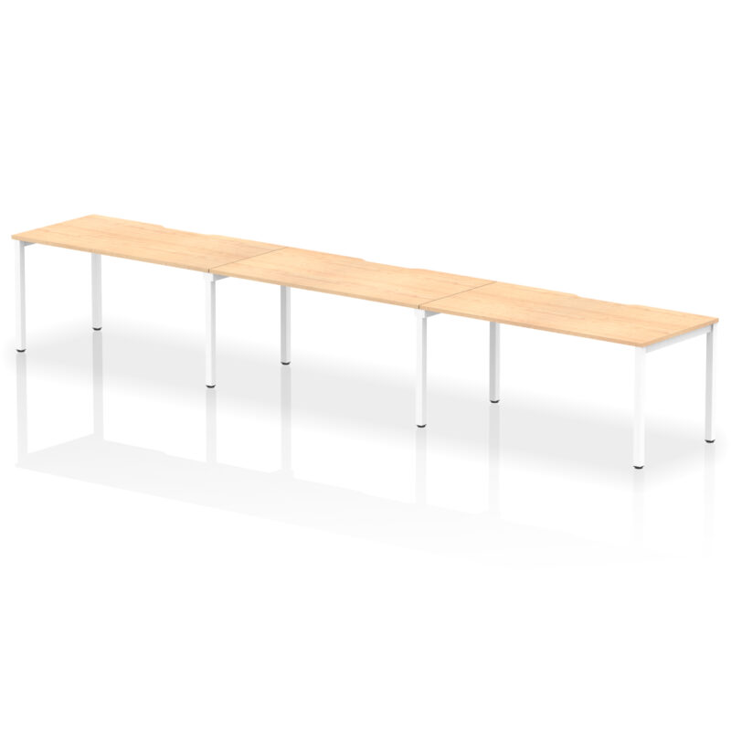 Thrift Plus Single Row Bench Desk - 3 Person - Image 30