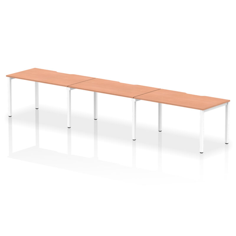 Thrift Plus Single Row Bench Desk - 3 Person - Image 14
