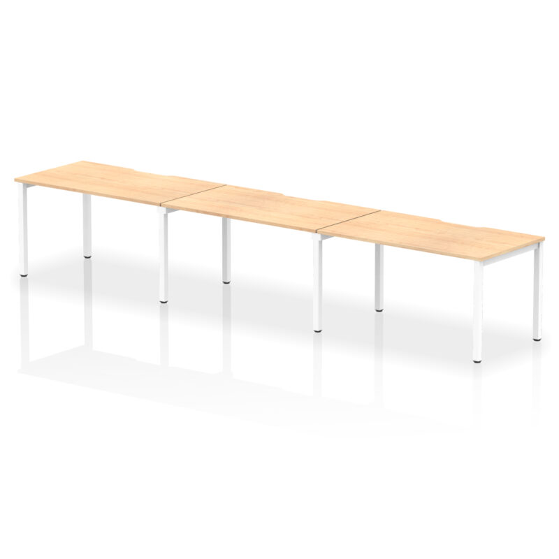 Thrift Plus Single Row Bench Desk - 3 Person - Image 18