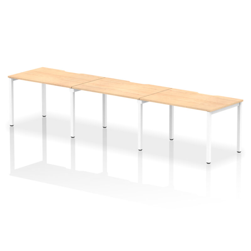 Thrift Plus Single Row Bench Desk - 3 Person - Image 6