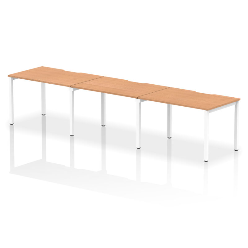 Thrift Plus Single Row Bench Desk - 3 Person - Image 8