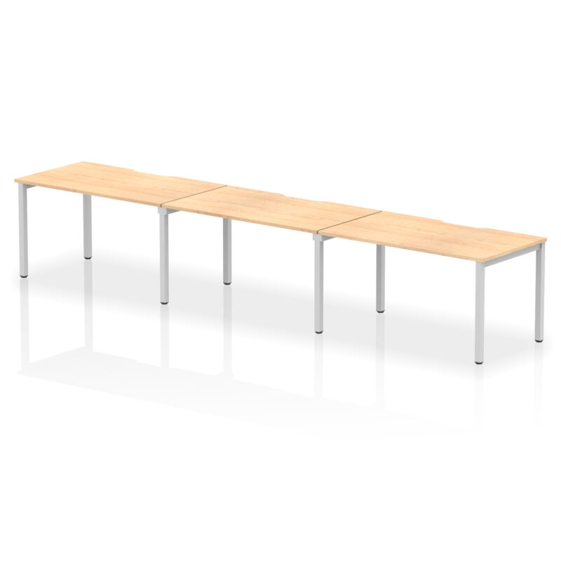 Thrift Plus Single Row Bench Desk - 3 Person - Image 17