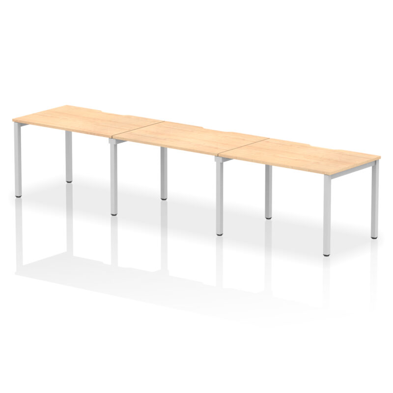 Thrift Plus Single Row Bench Desk - 3 Person - Image 5