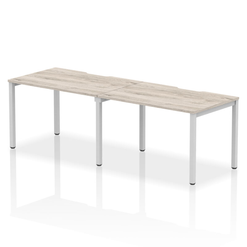 Thrift Plus Single Row Bench Desk - 2 Person - Image 3