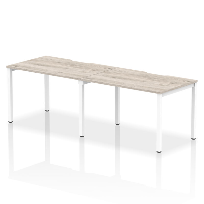 Thrift Plus Single Row Bench Desk - 2 Person - Image 4