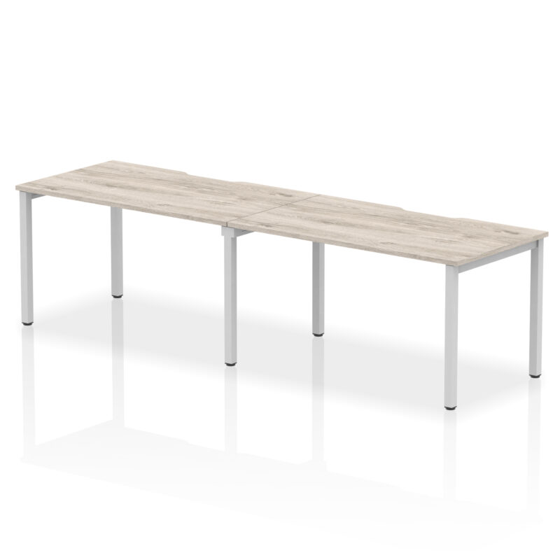 Thrift Plus Single Row Bench Desk - 2 Person - Image 15