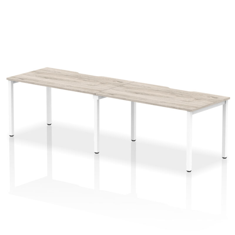 Thrift Plus Single Row Bench Desk - 2 Person - Image 16