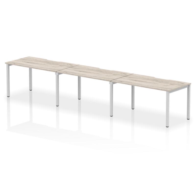 Thrift Plus Single Row Bench Desk - 3 Person - Image 15
