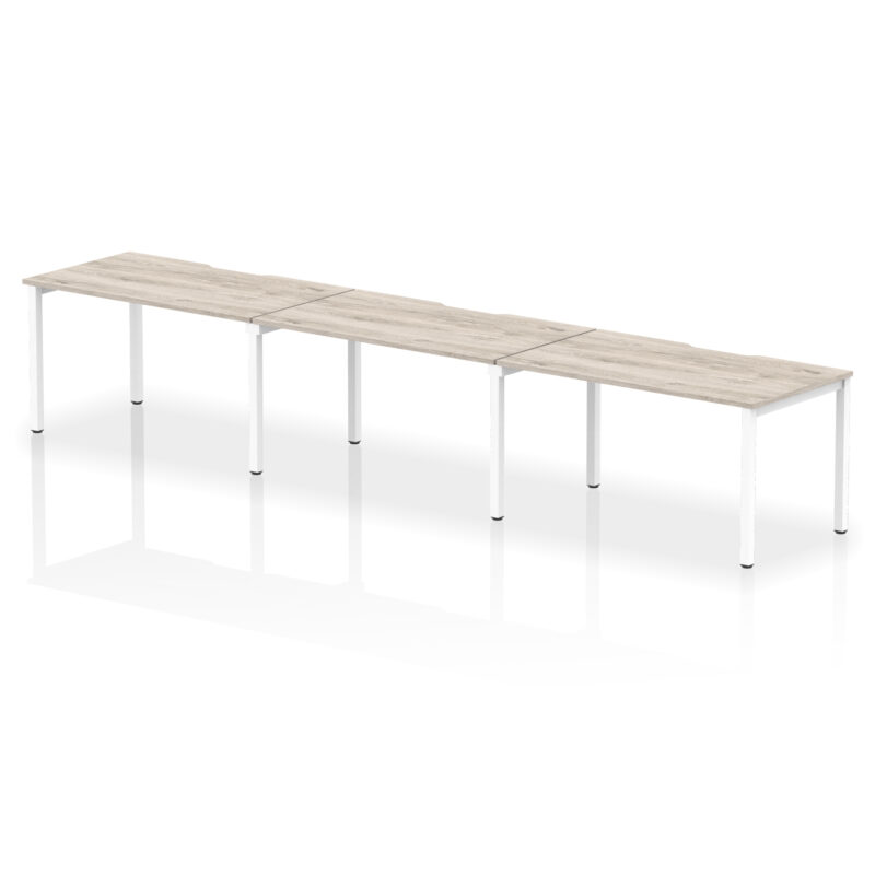 Thrift Plus Single Row Bench Desk - 3 Person - Image 16