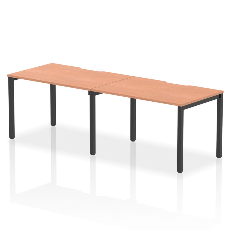 Thrift Plus Single Row Bench Desk - 2 Person - Image 37