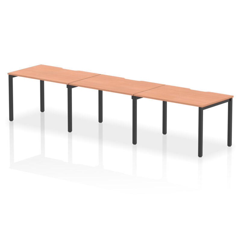 Thrift Plus Single Row Bench Desk - 3 Person - Image 37