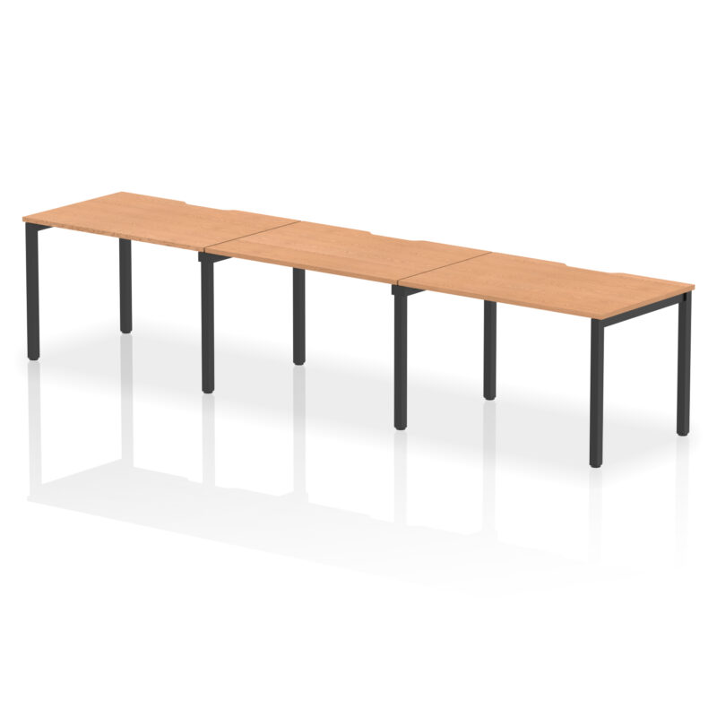 Thrift Plus Single Row Bench Desk - 3 Person - Image 40