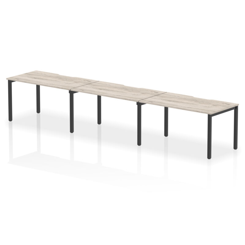 Thrift Plus Single Row Bench Desk - 3 Person - Image 44