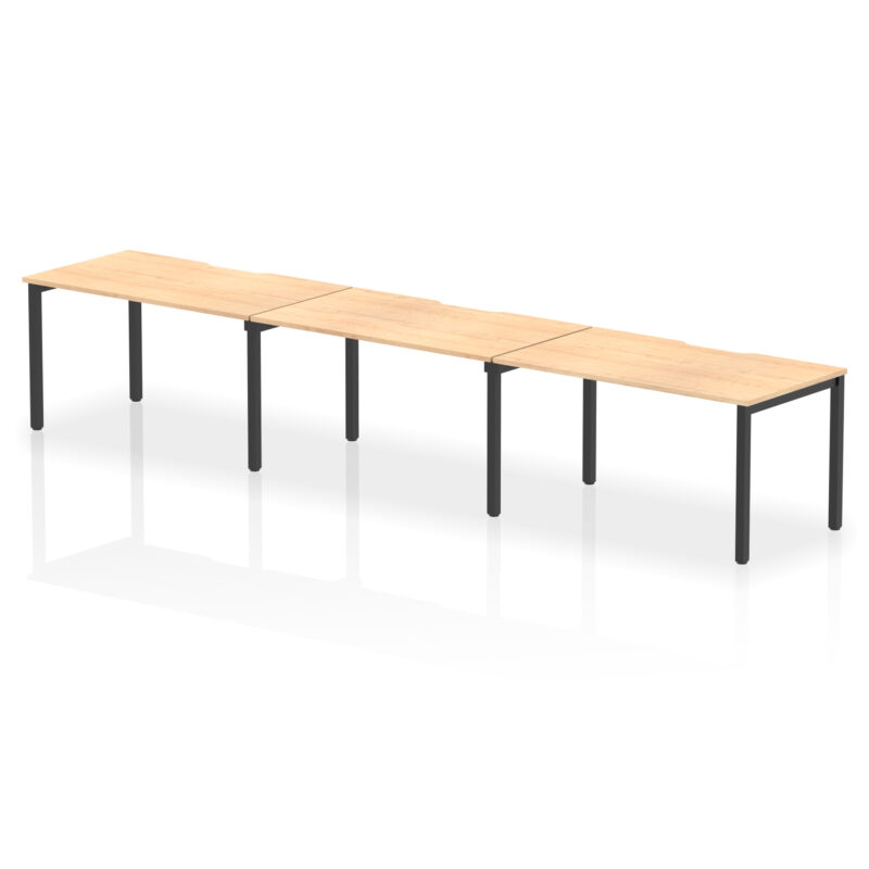 Thrift Plus Single Row Bench Desk - 3 Person - Image 45