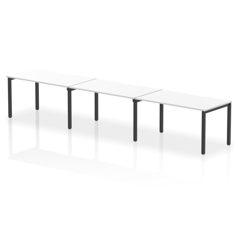 Thrift Plus Single Row Bench Desk - 3 Person - Image 47