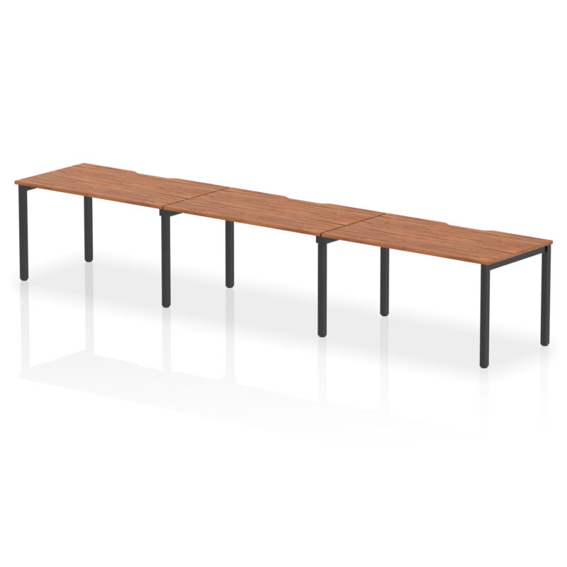 Thrift Plus Single Row Bench Desk - 3 Person - Image 48
