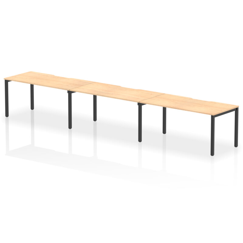 Thrift Plus Single Row Bench Desk - 3 Person - Image 51