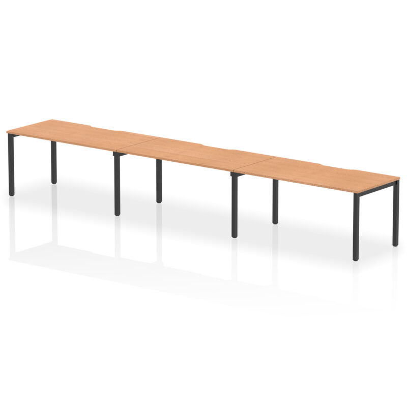 Thrift Plus Single Row Bench Desk - 3 Person - Image 52