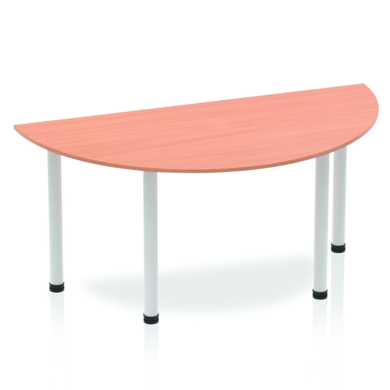 Surge Semi-Circle Table With Post Leg - Image 4