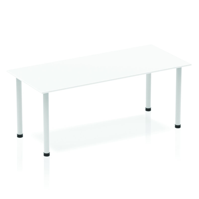Surge 1800mm Straight Table With Post Leg - Image 29