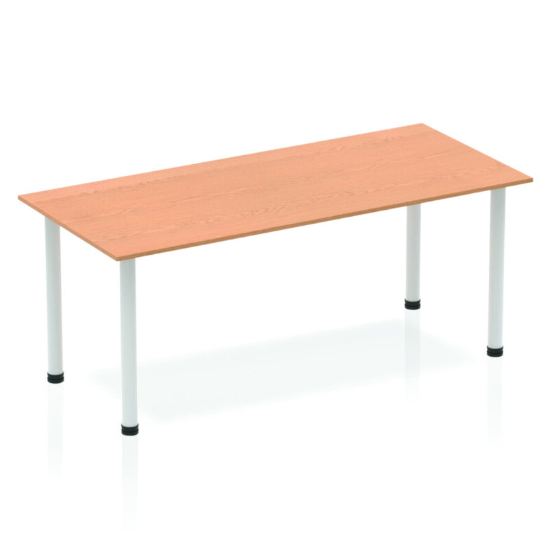 Surge 1800mm Straight Table With Post Leg - Image 19
