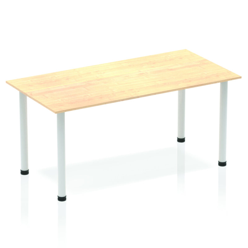 Surge 1600mm Straight Table With Post Leg - Image 14