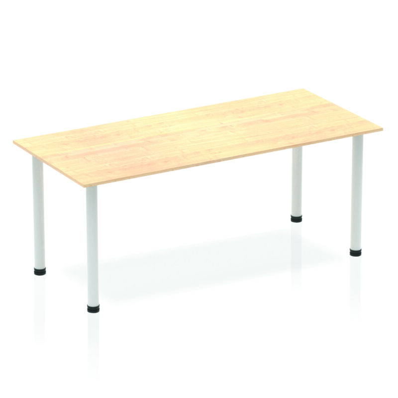 Surge 1800mm Straight Table With Post Leg - Image 14
