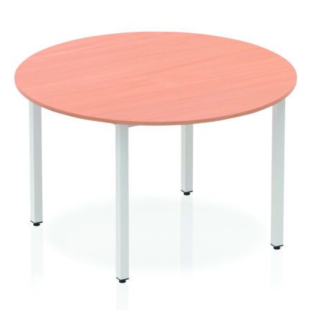 Surge Round Table With Box Frame Leg