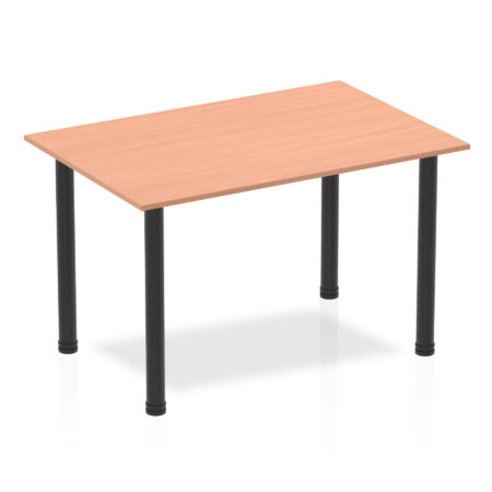 Surge 1200mm Straight Table With Post Leg