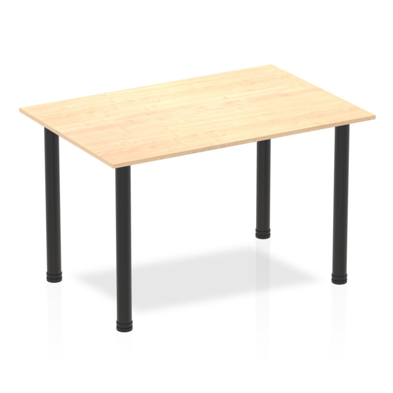 Surge 1200mm Straight Table With Post Leg - Image 11