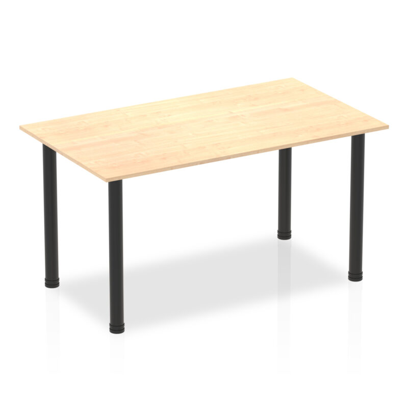 Surge 1400mm Straight Table With Post Leg - Image 11