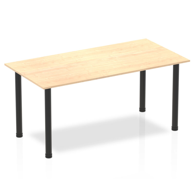 Surge 1600mm Straight Table With Post Leg - Image 11