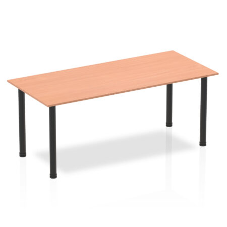 Surge 1800mm Straight Table With Post Leg