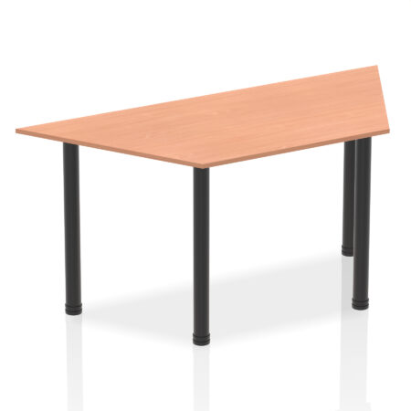 Surge Trapezium Table With Post Leg