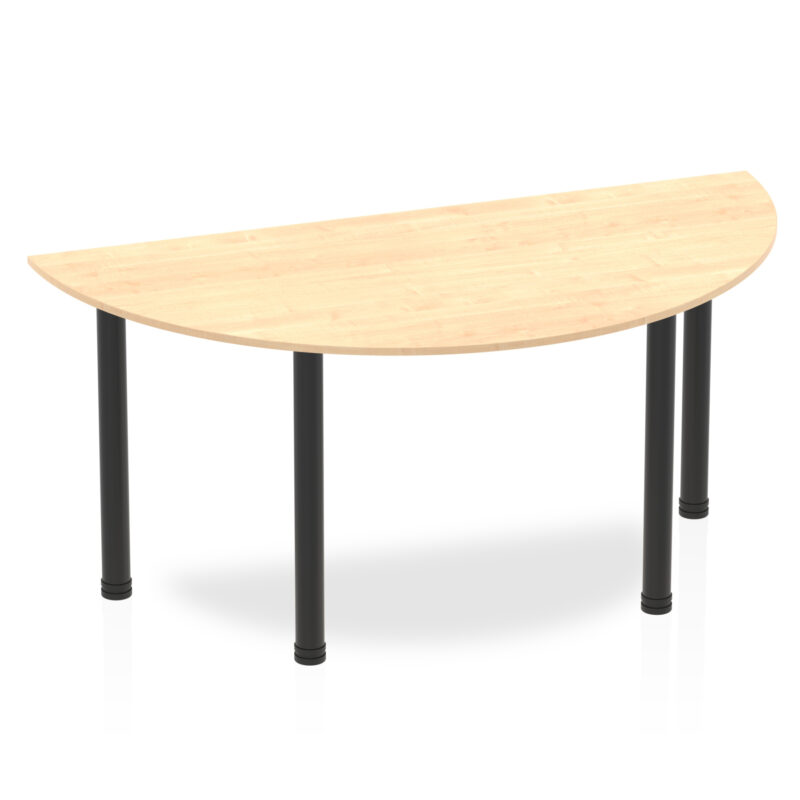 Surge Semi-Circle Table With Post Leg - Image 11
