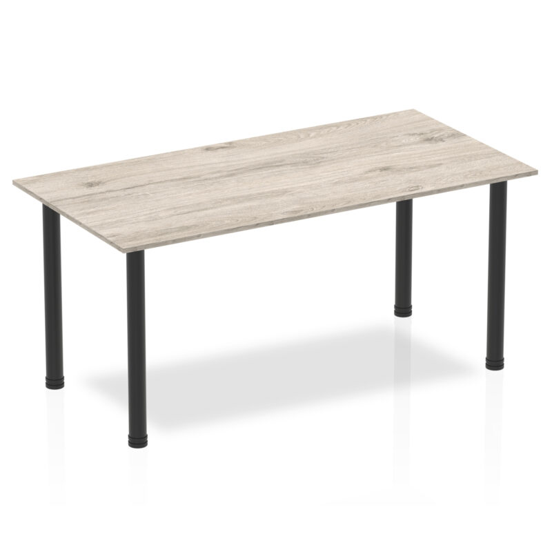 Surge 1600mm Straight Table With Post Leg - Image 6