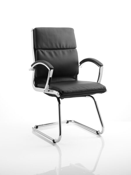Heritage Medium Back Cantilever Visitor Chair with Arms