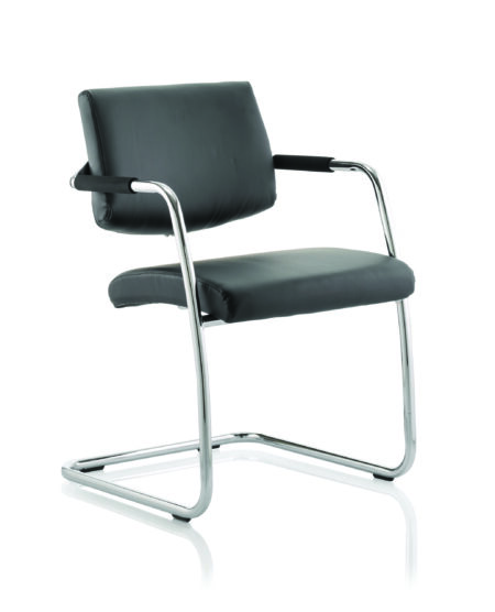 Kingston Medium Back Cantilever Visitor Chair with Arms