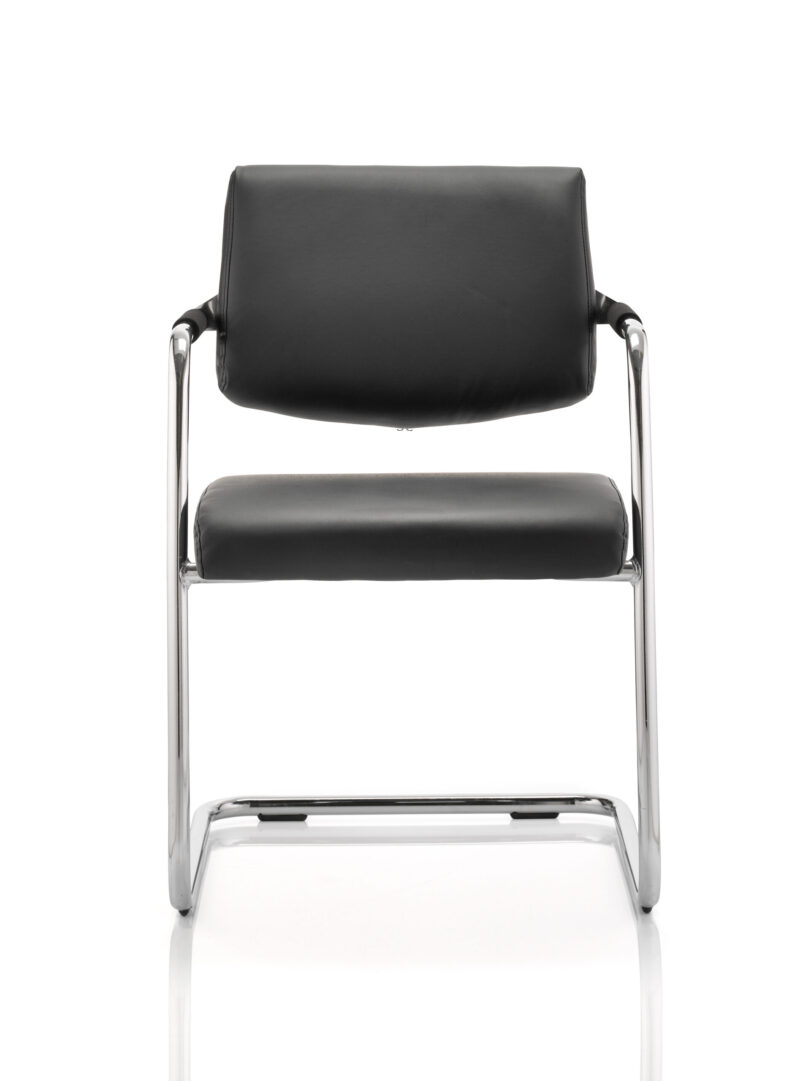 Kingston Medium Back Cantilever Visitor Chair with Arms - Image 2