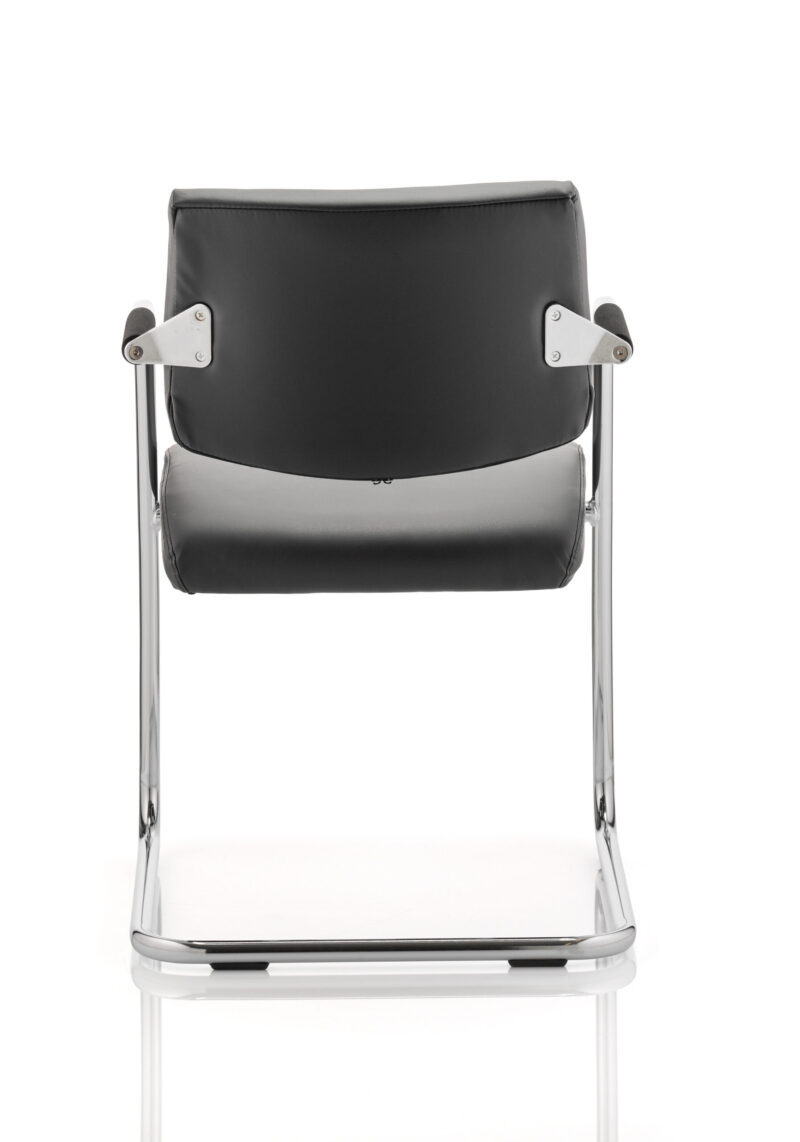 Kingston Medium Back Cantilever Visitor Chair with Arms - Image 4