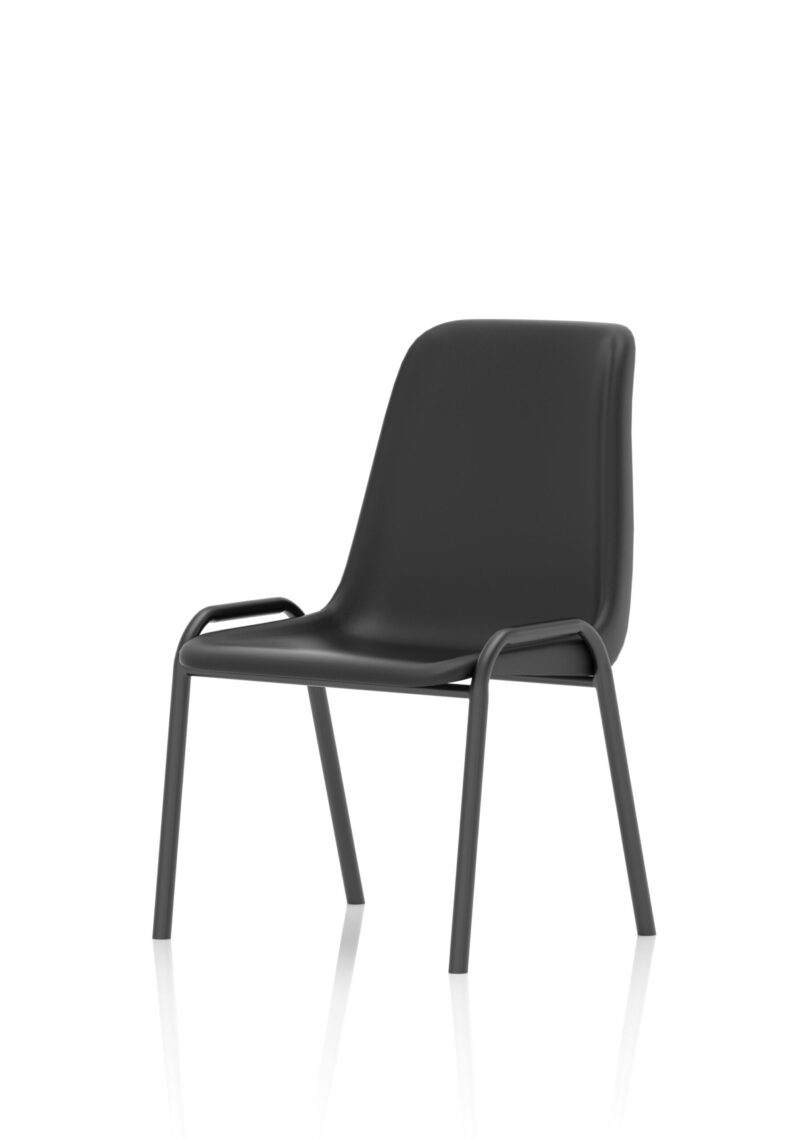 Peony Medium Back Stacking Polypropylene Visitor Chair - Image 3