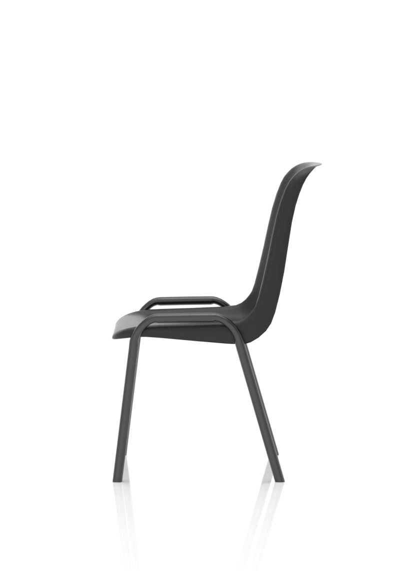 Peony Medium Back Stacking Polypropylene Visitor Chair - Image 4